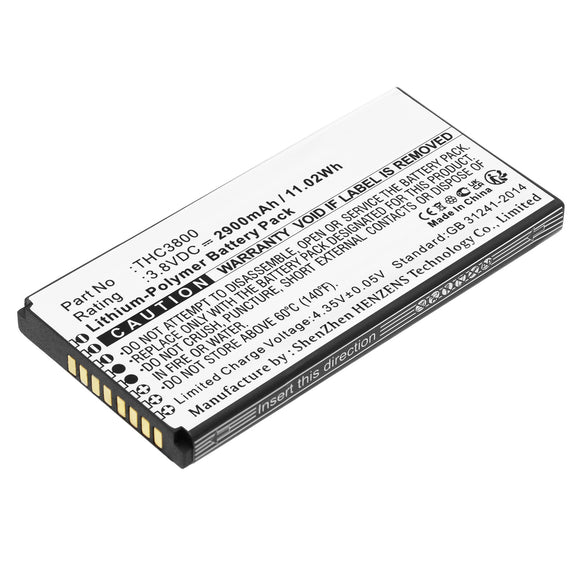 Batteries N Accessories BNA-WB-P19010 Satellite Phone Battery - Li-Pol, 3.8V, 2900mAh, Ultra High Capacity - Replacement for Thuraya THC3800 Battery