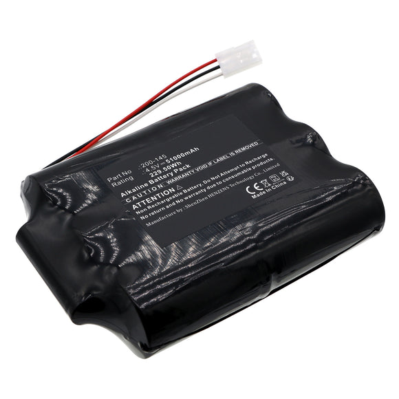 Batteries N Accessories BNA-WB-A18898 Automatic Flusher Battery - Alkaline, 4.5V, 51000mAh, Ultra High Capacity - Replacement for Bay West 200-145 Battery