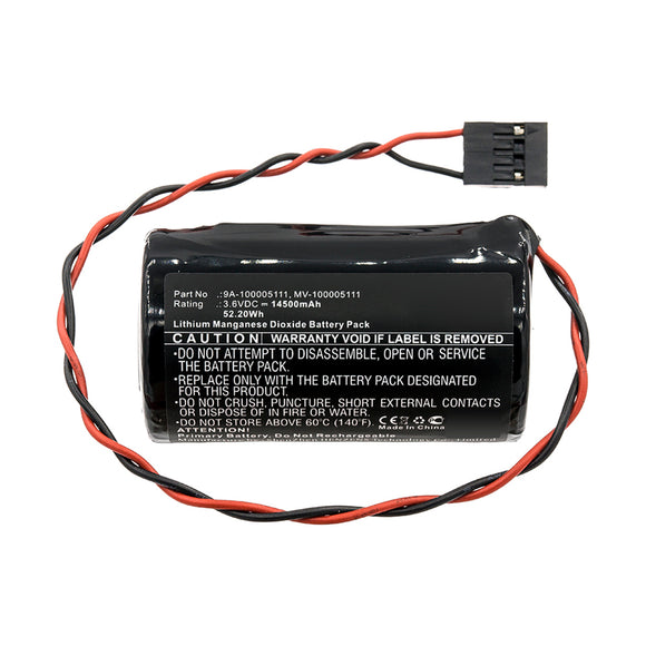 Batteries N Accessories BNA-WB-L10907 PLC Battery - Li-SOCl2, 3.6V, 14500mAh, Ultra High Capacity - Replacement for Cameron Nuflo MV-100005111 Battery
