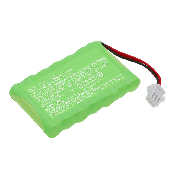 Batteries N Accessories BNA-WB-H17696 Time Clock Battery - Ni-MH, 8.4V, 700mAh, Ultra High Capacity - Replacement for Lathem HHR-60TH7A5 Battery