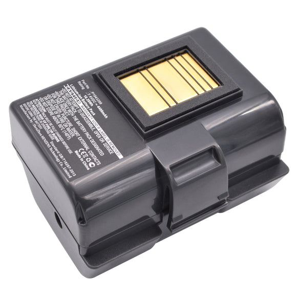 Batteries N Accessories BNA-WB-L8617 Mobile Printer Battery - Li-ion, 7.4V, 4400mAh, Ultra High Capacity Battery - Replacement for Zebra AT16004, BTRY-MPP-34MA1-01, P1023901 Battery