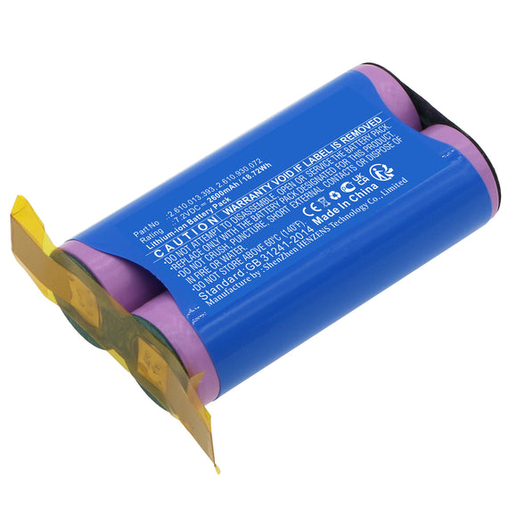 Batteries N Accessories BNA-WB-L17976 Power Tool Battery - Li-ion, 7.2V, 2600mAh, Ultra High Capacity - Replacement for Dremel 2.610.013.393 Battery