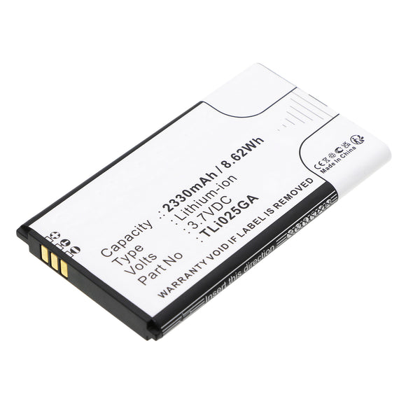 Batteries N Accessories BNA-WB-L19148 Wifi Hotspot Battery - Li-ion, 3.7V, 2330mAh, Ultra High Capacity - Replacement for Alcatel TLi025GA Battery