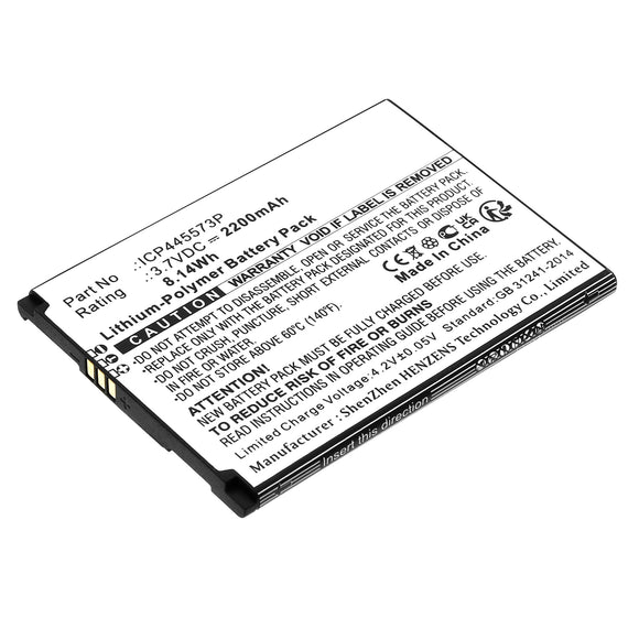 Batteries N Accessories BNA-WB-P19348 Cell Phone Battery - Li-Pol, 3.7V, 2200mAh, Ultra High Capacity - Replacement for Brondi ICP445573P Battery