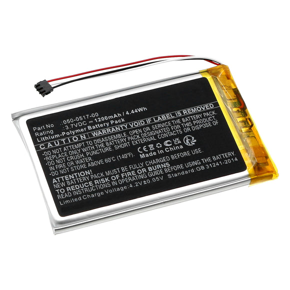 Batteries N Accessories BNA-WB-P20241 Medical Battery - Li-Pol, 3.7V, 1200mAh, Ultra High Capacity - Replacement for Spacelabs 050-0517-00 Battery