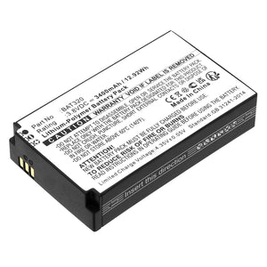 Batteries N Accessories BNA-WB-P19165 2-Way Radio Battery - Li-Pol, 3.8V, 3400mAh, Ultra High Capacity - Replacement for Inrico B-87C Battery