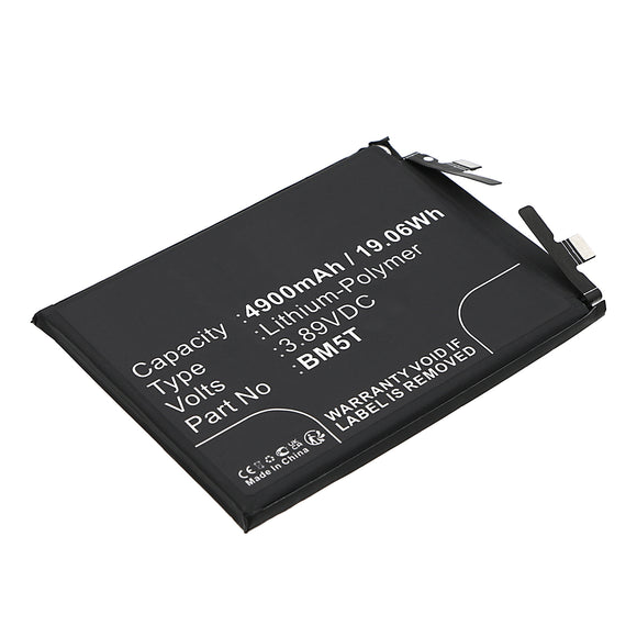 Batteries N Accessories BNA-WB-P19537 Cell Phone Battery - Li-Pol, 3.89V, 4900mAh, Ultra High Capacity - Replacement for Xiaomi BM5T Battery