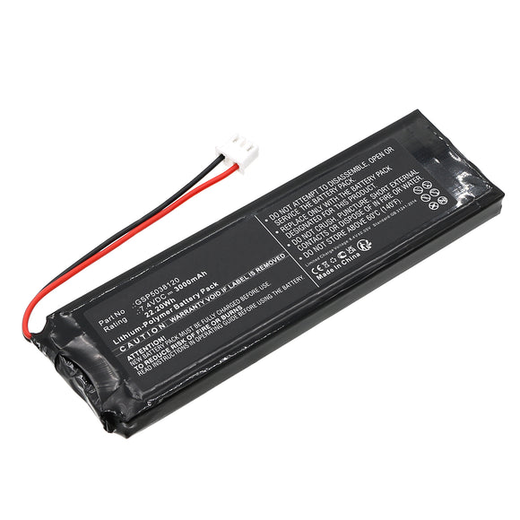 Batteries N Accessories BNA-WB-P19880 DVD Player Battery - Li-Pol, 7.4V, 3000mAh, Ultra High Capacity - Replacement for Sencor GSP5038120 Battery