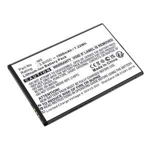 Batteries N Accessories BNA-WB-L19856 Cell Phone Battery - Li-ion, 3.8V, 1900mAh, Ultra High Capacity - Replacement for Bea-fon M5 Battery