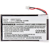 Batteries N Accessories BNA-WB-P7197 E Book E Reader Battery - Li-Pol, 3.7V, 800 mAh, Ultra High Capacity Battery - Replacement for Sony A98927554931 Battery