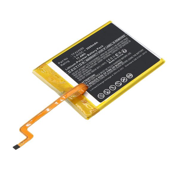 Batteries N Accessories BNA-WB-P19768 Player Battery - Li-Pol, 3.8V, 3000mAh, Ultra High Capacity - Replacement for Apple TF424090 Battery