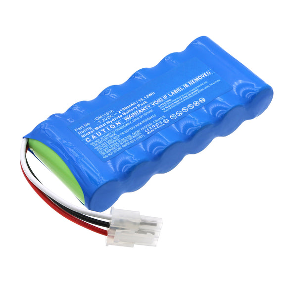 Batteries N Accessories BNA-WB-H20247 Medical Battery - Ni-MH, 7.2V, 2100mAh, Ultra High Capacity - Replacement for Viasys Healthcare BT-U029 Battery