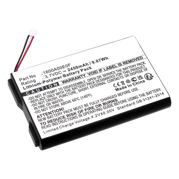 Batteries N Accessories BNA-WB-P20136 Equipment Battery - Li-Pol, 3.7V, 2450mAh, Ultra High Capacity - Replacement for Bosch 1600A00E0F Battery