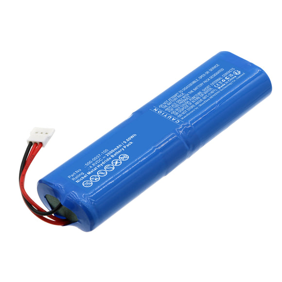 Batteries N Accessories BNA-WB-H19219 Equipment Battery - Ni-MH, 4.8V, 2000mAh, Ultra High Capacity - Replacement for RAE Systems 0059 0039 0037 Battery