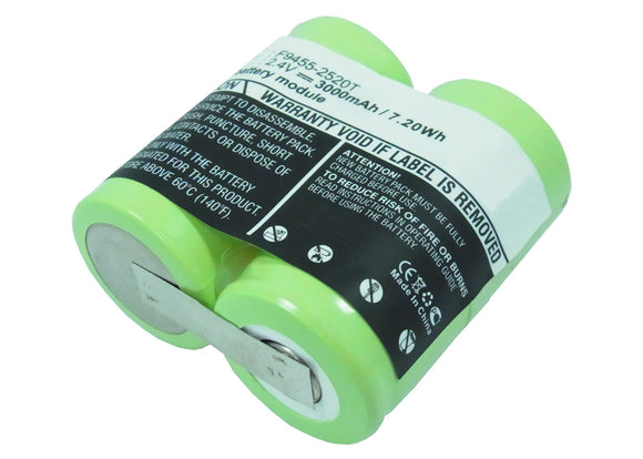Batteries N Accessories BNA-WB-H7382 Survey Battery - Ni-MH, 2.4V, 3000 mAh, Ultra High Capacity Battery - Replacement for Fluke F9455-2520T Battery
