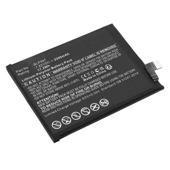 Batteries N Accessories BNA-WB-P20066 Cell Phone Battery - Li-Pol, 7.82V, 2200mAh, Ultra High Capacity - Replacement for OPPO BLP997 Battery