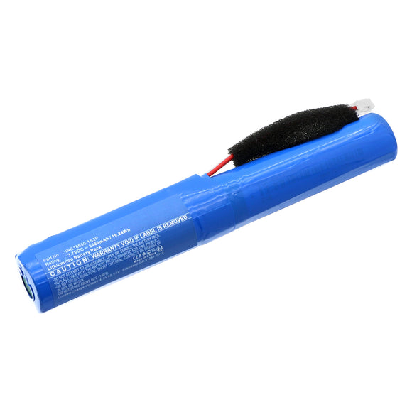 Batteries N Accessories BNA-WB-L19981 Speaker Battery - Li-ion, 3.7V, 5200mAh, Ultra High Capacity - Replacement for Sharp INR18650-1S2P Battery