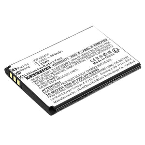 Batteries N Accessories BNA-WB-L19352 Cell Phone Battery - Li-ion, 3.7V, 900mAh, Ultra High Capacity - Replacement for Olympia ICP423450 Battery