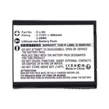 Batteries N Accessories BNA-WB-L20106 Digital Camera Battery - Li-ion, 3.7V, 890mAh, Ultra High Capacity - Replacement for Pentax D-LI96 Battery