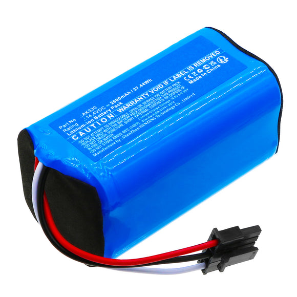 Batteries N Accessories BNA-WB-L19300 Vacuum Cleaner Battery - Li-ion, 14.4V, 2600mAh, Ultra High Capacity - Replacement for Eufy AK330 Battery