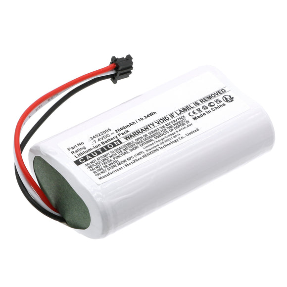 Batteries N Accessories BNA-WB-L19737 Medical Battery - Li-ion, 7.4V, 2600mAh, Ultra High Capacity - Replacement for B.braun 34522005 Battery