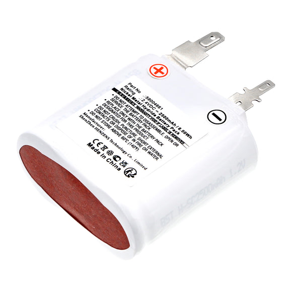 Batteries N Accessories BNA-WB-H19554 Emergency Lighting Battery - Ni-MH, 2.4V, 2500mAh, Ultra High Capacity - Replacement for Thorn Voyager 59004661 Battery