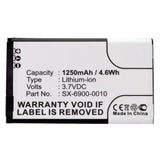 Batteries N Accessories BNA-WB-L7179 DAB Digital Battery - Li-Ion, 3.7V, 1250 mAh, Ultra High Capacity Battery - Replacement for Sirius SX-6900-0010 Battery