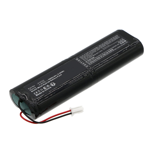 Batteries N Accessories BNA-WB-H19213 Equipment Battery - Ni-MH, 4.8V, 2000mAh, Ultra High Capacity - Replacement for Bartec Benke 04Z14500-2201 Battery