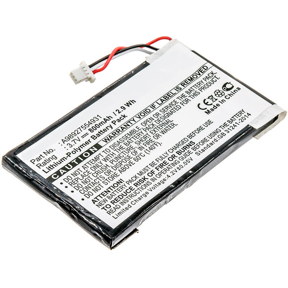 Batteries N Accessories BNA-WB-P7197 E Book E Reader Battery - Li-Pol, 3.7V, 800 mAh, Ultra High Capacity Battery - Replacement for Sony A98927554931 Battery