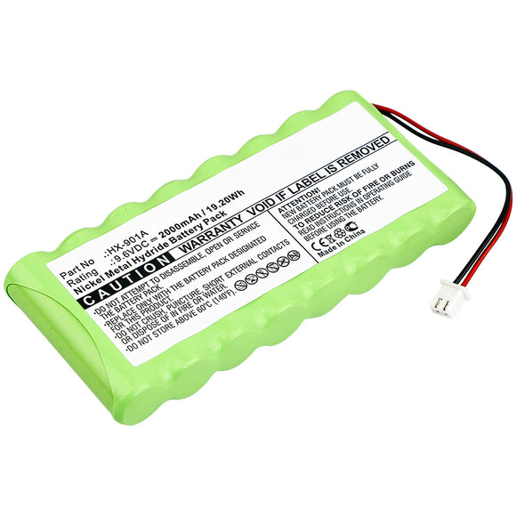 Batteries N Accessories BNA-WB-H9417 Medical Battery - Ni-MH, 9.6V, 2000mAh, Ultra High Capacity