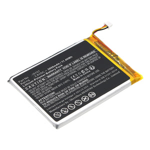 Batteries N Accessories BNA-WB-P19359 Credit Card Reader Battery - Li-Pol, 3.8V, 3000mAh, Ultra High Capacity - Replacement for Eservice IS707 Battery
