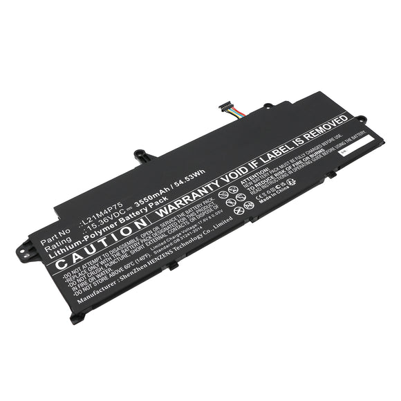 Batteries N Accessories BNA-WB-P19714 Laptop Battery - Li-Pol, 15.36V, 3550mAh, Ultra High Capacity - Replacement for Lenovo L21D4P74 Battery