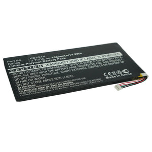 Batteries N Accessories BNA-WB-P5216 Tablets Battery - Li-Pol, 3.7, 4000mAh, Ultra High Capacity Battery - Replacement for Huawei HB3G1H Battery