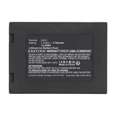 Batteries N Accessories BNA-WB-L19871 Credit Card Reader Battery - Li-ion, 7.4V, 1750mAh, Ultra High Capacity - Replacement for Tactilion GX01 Battery