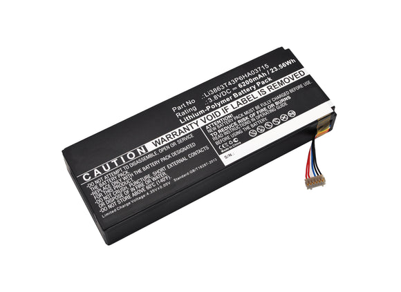 Batteries N Accessories BNA-WB-P7302 Projector Battery - Li-Pol, 3.8V, 6200 mAh, Ultra High Capacity Battery - Replacement for AT&T Li3863T43P6HA03715 Battery