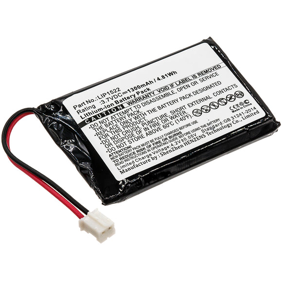 Batteries N Accessories BNA-WB-L7244 Game Console Battery - Li-Ion, 3.7V, 1300 mAh, Ultra High Capacity Battery - Replacement for Sony LIP1522 Battery