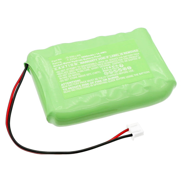 Batteries N Accessories BNA-WB-H20277 Remote Control Battery - Ni-MH, 7.2V, 2000mAh, Ultra High Capacity - Replacement for FrSky G-200 LSD Battery