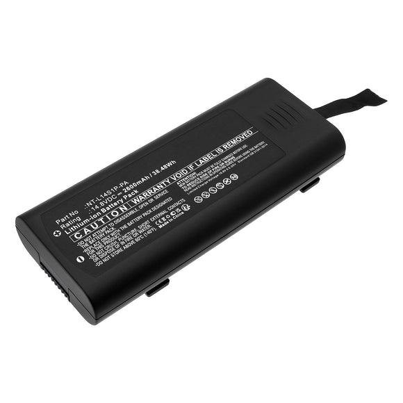 Batteries N Accessories BNA-WB-L19940 Medical Battery - Li-ion, 14.8V, 2600mAh, Ultra High Capacity - Replacement for Northern NT-LI4S1P-PA Battery