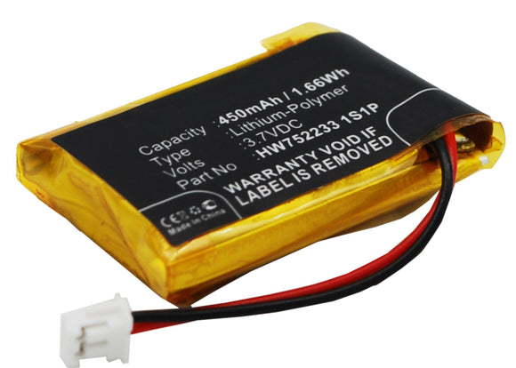 Batteries N Accessories BNA-WB-P7264 Lighting System Battery - Li-Pol, 3.7V, 450 mAh, Ultra High Capacity Battery - Replacement for Vancouver HW7522331S1P Battery