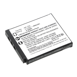 Batteries N Accessories BNA-WB-L20102 Digital Camera Battery - Li-ion, 3.7V, 600mAh, Ultra High Capacity - Replacement for Fujifilm NP-70S Battery