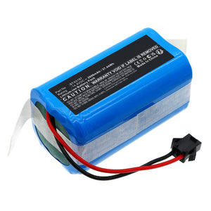 Batteries N Accessories BNA-WB-L19794 Vacuum Cleaner Battery - Li-ion, 14.4V, 2600mAh, Ultra High Capacity - Replacement for Concept BTX0197 Battery