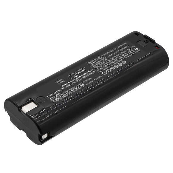 Batteries N Accessories BNA-WB-H7462 Power Tools Battery - Ni-MH, 7.2, 3000mAh, Ultra High Capacity Battery - Replacement for Makita 191679-9, 192532-2, 632002-4, 7000 Battery