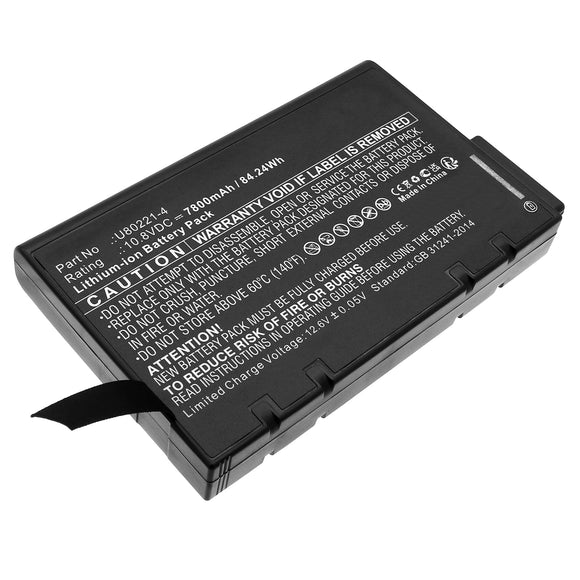 Batteries N Accessories BNA-WB-L19942 Medical Battery - Li-ion, 10.8V, 7800mAh, Ultra High Capacity - Replacement for Philips U80221-4 Battery