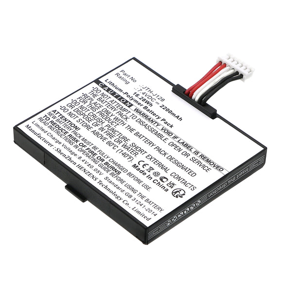 Batteries N Accessories BNA-WB-P19542 Credit Card Reader Battery - Li-Pol, 7.4V, 2200mAh, Ultra High Capacity - Replacement for Pax JTH-J128 Battery