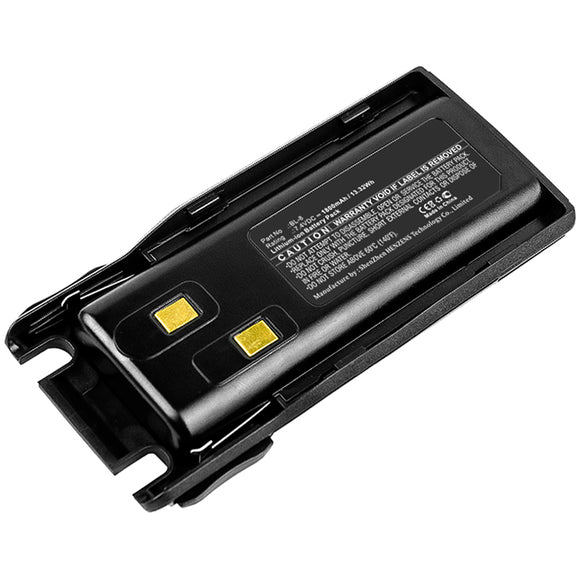 Batteries N Accessories BNA-WB-L9773 2-Way Radio Battery - Li-ion, 7.4V, 1800mAh, Ultra High Capacity - Replacement for Baofeng BL-8 Battery