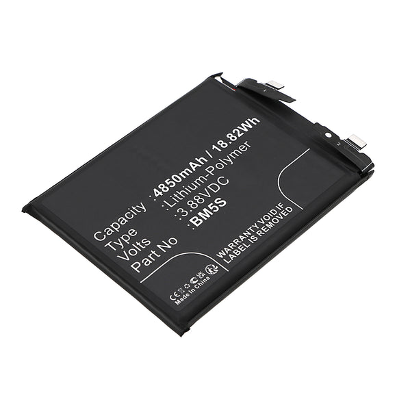 Batteries N Accessories BNA-WB-P19535 Cell Phone Battery - Li-Pol, 3.88V, 4850mAh, Ultra High Capacity - Replacement for Xiaomi BM5S Battery