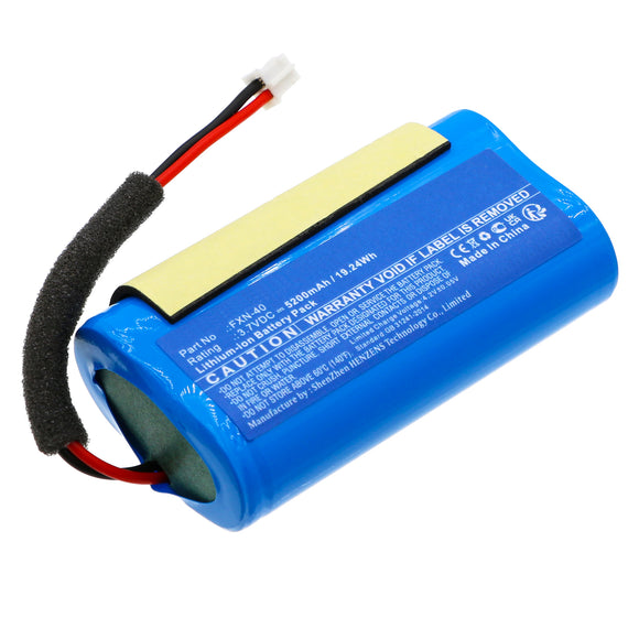 Batteries N Accessories BNA-WB-L19282 Speaker Battery - Li-ion, 3.7V, 5200mAh, Ultra High Capacity - Replacement for Monster FXN-40 Battery