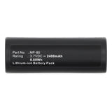 Batteries N Accessories BNA-WB-L19675 Digital Camera Battery - Li-ion, 3.7V, 2400mAh, Ultra High Capacity - Replacement for Fujifilm NP-80 Battery