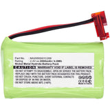 Batteries N Accessories BNA-WB-H7338 Remote Control Battery - Ni-MH, 2.4V, 2000 mAh, Ultra High Capacity Battery - Replacement for Earmuff NA2000D01C200 Battery