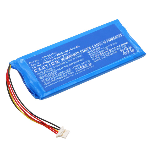 Batteries N Accessories BNA-WB-P20091 Diagnostic Scanner Battery - Li-Pol, 3.7V, 2600mAh, Ultra High Capacity - Replacement for XTOOL KPL604193 Battery